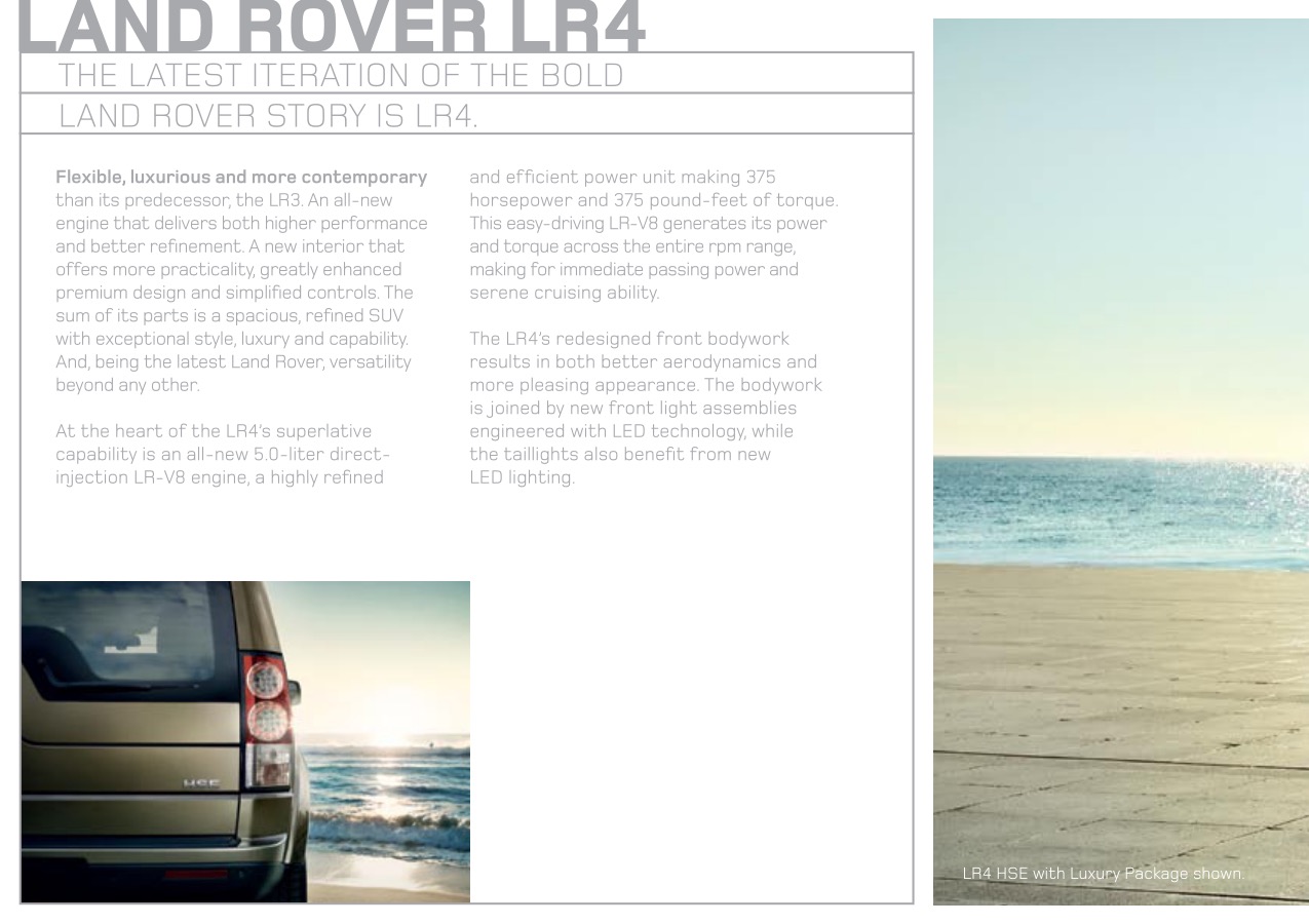 2010 Land Rover Brochure Page 32